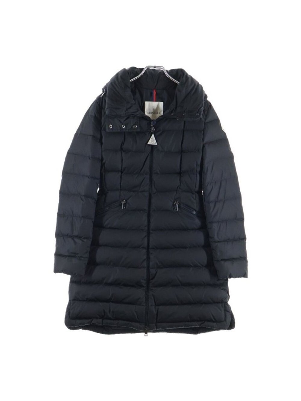 Moncler Flammette Down Coat Black 0